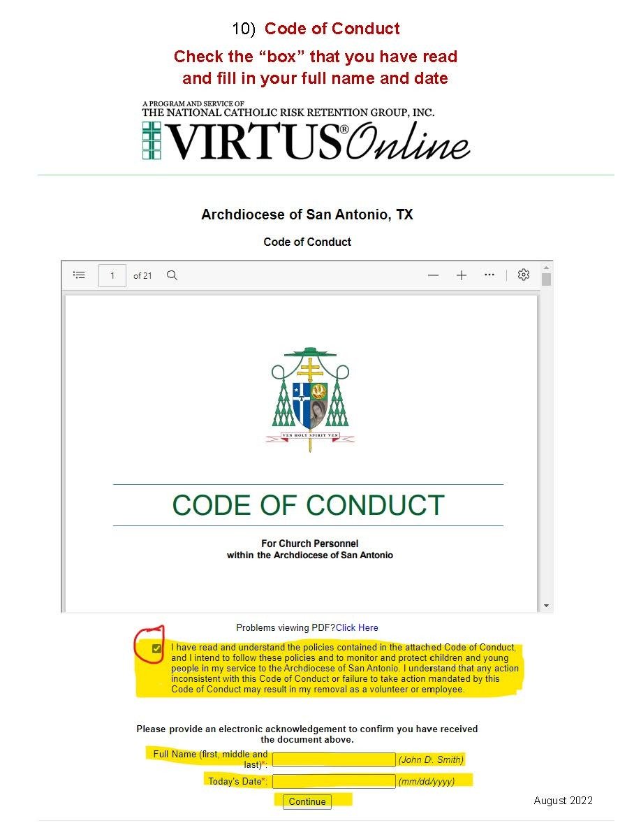 Virtus Ministry Training St. James Catholic Church Seguin, TX